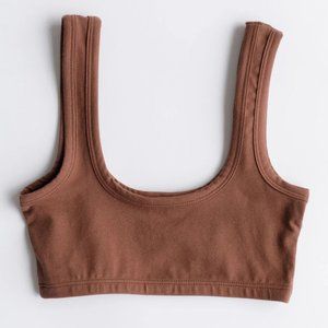 ARQ Wide Strap Bra, Spice, XS